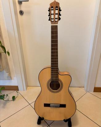Chitarra La Mancha Perla Ambar 7/8 Pre-amplificata