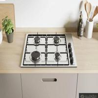 Candy CHW6LBX Piano Cottura a Gas, 4 Fuochi, da I