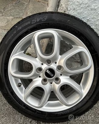 Cerchi ruote pneumatici completi Mini originali 16