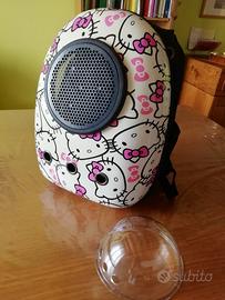 Trasportino/zainetto rigido x animali piccola tagl