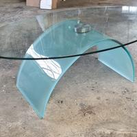 Tavolino salotto in cristallo