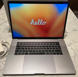 Macbook pro 15 pollici touch bar
