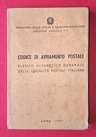 Codice di avviamento postale - Roma edizione 1967
