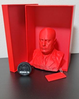 MUSSOLINI Pelatone Rosso Busto Pop La Zanzara 14CM