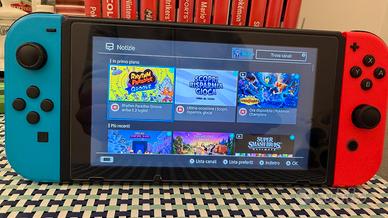 Nintendo Switch + 13 GIOCHI TOP (NBA 2k26, Mario)