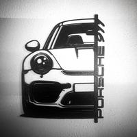 Silhouette da parete Porsche 911