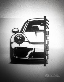 Silhouette da parete Porsche 911