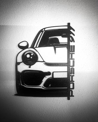 Silhouette da parete Porsche 911