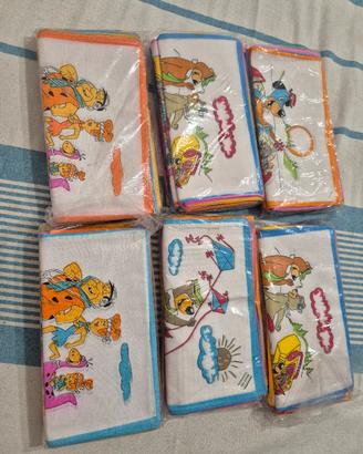 6 pacchi fazzoletti HANNA BARBERA