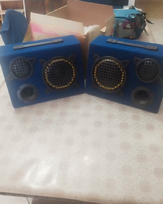 casse acustiche portatili vintage a 3 vie