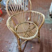 Poltroncina in vimini