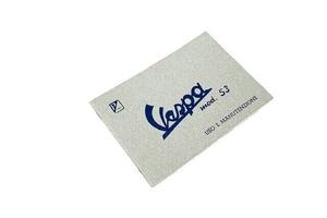 Libretto uso e manutenzione per Vespa 125 VM1 ANNO