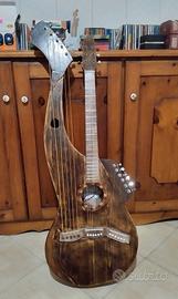 Harp guitar  chitarra arpa artigianile