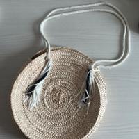 Borsa in vimini da spiaggia