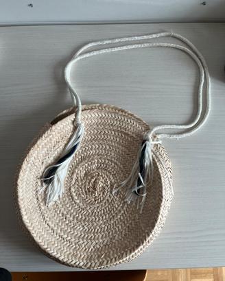 Borsa in vimini da spiaggia