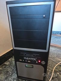 PC desktop funzionante HANTOL con tastiera Logitec