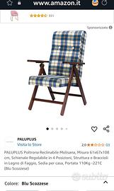 Poltrone in legno pighevoli