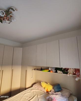  Armadio a ponte angolare per camera da letto