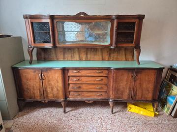 cassettiera vetrina tavolo antico 1940