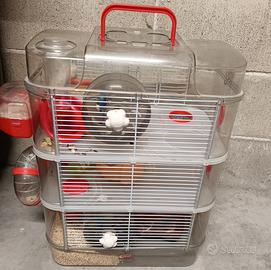 Gabbia Zolux Rody 3 Trio per Criceti/topolino