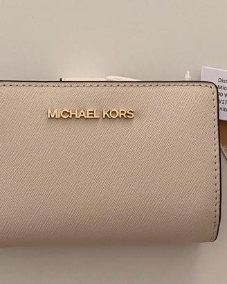 Portafoglio Michael Kors Jet Set Travel crema