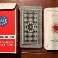 Carte da gioco Masenghini con bollo fiscale