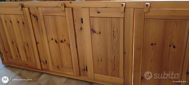 Arredamento rustico interno/esterno. Cucina. 