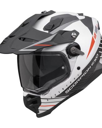 CASCO ADV ADF9000 SCORPION bianco rosso grigio opa