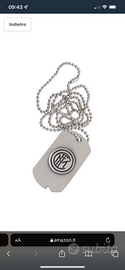 Collana Piastrina Inter
