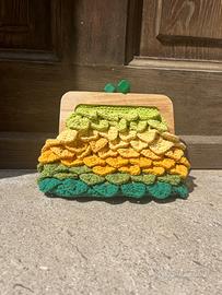 Clutch bag fatta a mano