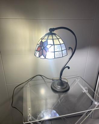 Lampada Vintage Stile Tiffany Abatjour Art Nouveau