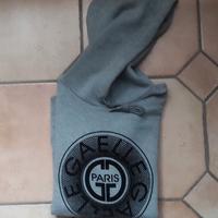 Felpa grigia con cappuccio di Gaelle Paris 