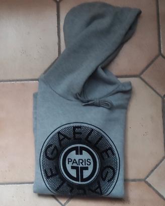 Felpa grigia con cappuccio di Gaelle Paris 