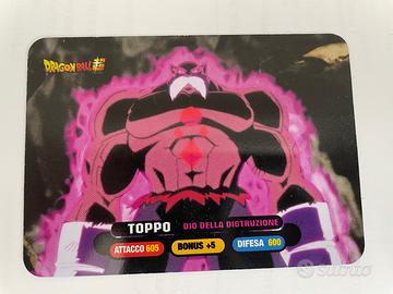 Carta Dragon Ball Lamincard Ultra Rara 125 Toppo