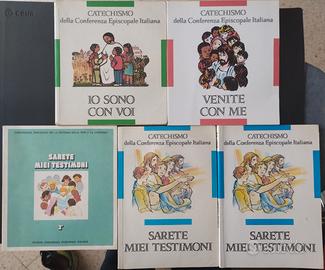 5 libri catechismo religione cattolica, come NUOVI