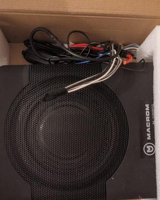 subwoofer amplificato sottosedile Macrom M-SW800