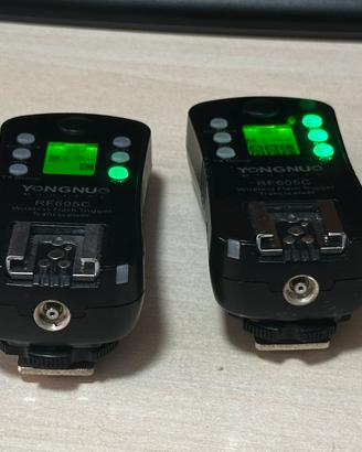 Yongnuo rf-605 c flash trigger
