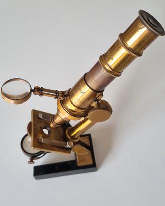 Antico e raro microscopio James Smith c.1845