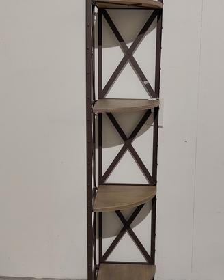 Etagere scaffale libreria angolare pieghevole 