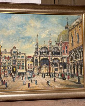 Dipinto a olio su tela. Venezia
