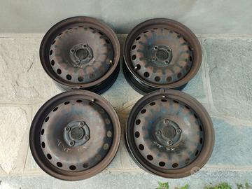4 Cerchi ferro 15" Fiat Grande Punto Evo 199 ET 43