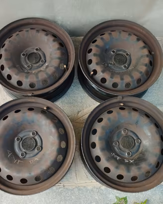 4 Cerchi ferro 15" Fiat Grande Punto Evo 199 ET 43