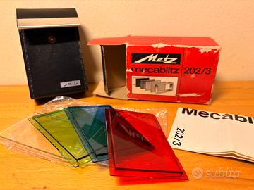 Set filtri Metz Mecablitz 202/3 con custodia