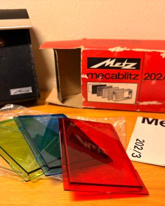 Set filtri Metz Mecablitz 202/3 con custodia