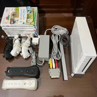 nintendo wii completa di accessori e giochi