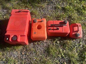 serbatoi barca, giubbotti e salvagente