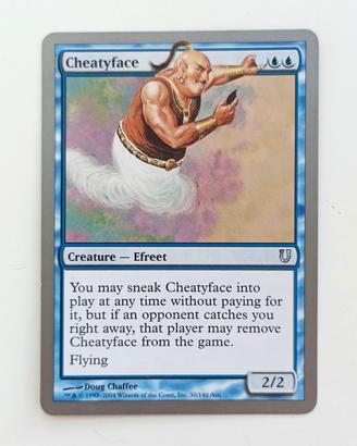 1 x "Cheatyface" ENG vintage #30 Unhinged MTG NM 
