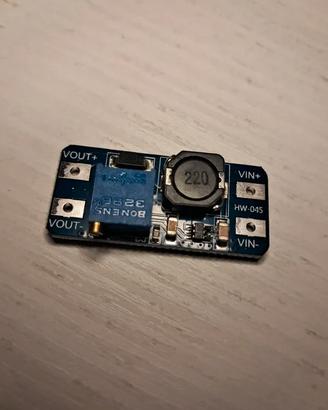 modulo elevatore di tensione DC-DC Step-Up Arduino
