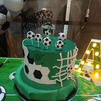 Torta rappresentativa calcio in gomma eva