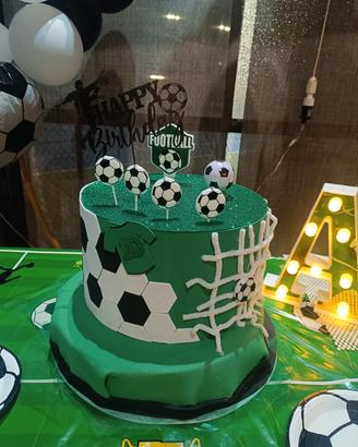 Torta rappresentativa calcio in gomma eva